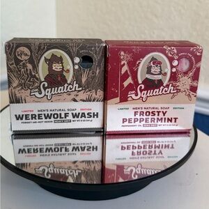 Dr. Squatch TWO Limited Edition Soaps Werewolf Wash & Frosty Peppermint Soap Set